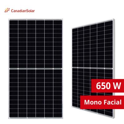 China Class A 210mm Cells 640w 645w 650w 655w Monocrystalline OEM Outdoor Solar Panel for sale