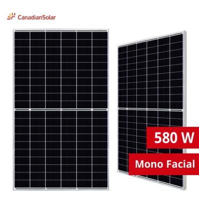 China Class A Good Quality High Efficiency 580W Double-Glass Half Cell Mono PV Solar Panel for sale