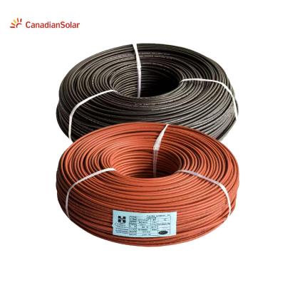 China High Quality Telecommunication CanadianSolar XLPE Insulation 4MM Solar PV Battery Panel Cable for sale