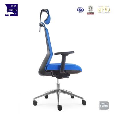 China Other Ergonomic Multi Function Office Mesh Executive Manager Chair With Alu High Back Base And Adjustable Armrest for sale