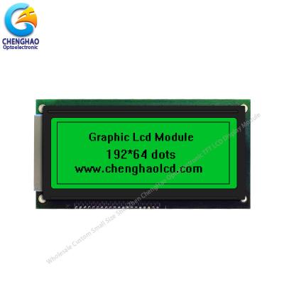 中国 192x64ドット マトリクス写実的なLCDは青いバックライト3.3v/5.0vモノクロLCDの表示を表示する 販売のため