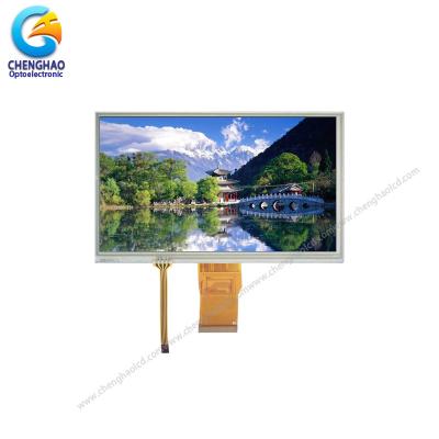 China 7 Inch Resistive Touch Screen 1024X600 Dots Wide Temp TFT LCD Display for sale