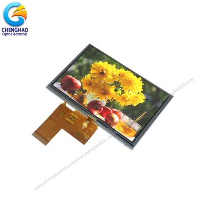 China 40 Entschließung Pin Lcd Screens 5 Zoll-800*480 kleiner LCD-Touch Screen zu verkaufen