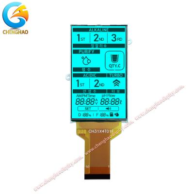 China ISO9001 verklaarde Zwart-wit LCD Vertoning 1/4 Plicht 1/3 Bias Aandrijvingsmethode Te koop