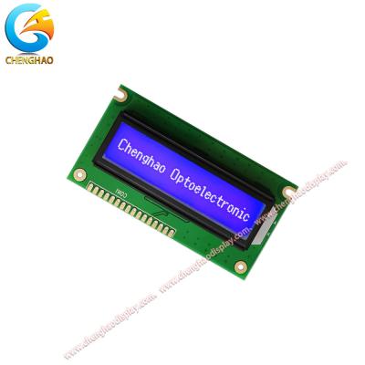 Cina 16x2 modulo LCD personalizzato 1602 caratteri serie blu retroilluminazione in vendita