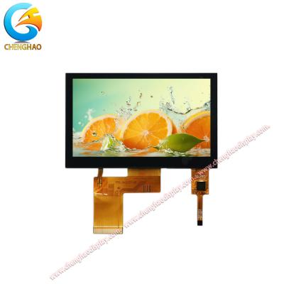 China High Brightness 4.3 Inch LCD Touch Screen 16M Color Display Mode IPS /transmissive/ Normally Black for sale