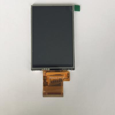 China Exhibición resistente ancha de la visión 320x480 LCD pantalla táctil de TFT LCD de 3,5 pulgadas en venta