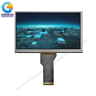 China gebissene Rgb Mipi weiße LED Hintergrundbeleuchtung 800x480 Dot Matrix Lcd Module ISO9001 24 zu verkaufen