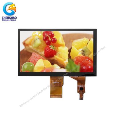 China kleiner LCD Touch Screen 7inch 800*480 mit kapazitivem Fingerspitzentablett zu verkaufen