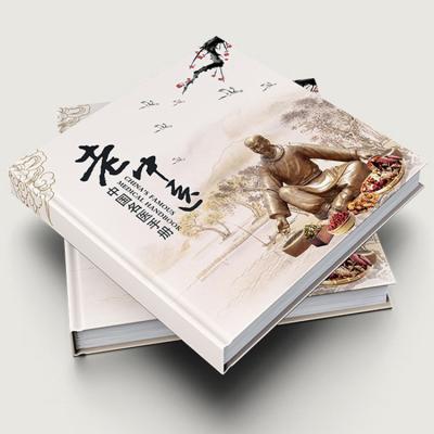 China Eco-Friendly Hardcover Printing Straight Spine Flip Smoothly Clean Edge Book Printing Hard Cover Book Service for sale