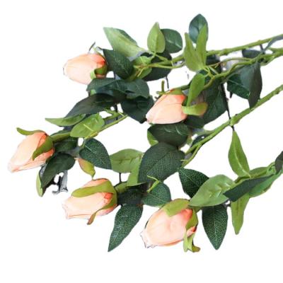 China Artificial Flower Artificial Wedding Wholesale Natural Touch Decoration Rose Flower Forever Rose Silk for sale