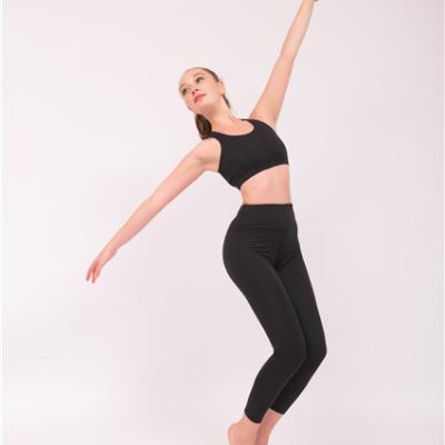 China 2021New Arrival High Quality Breathable GIRLS Spandex Gaiters Gym Fitness Legging Crop TOP for sale