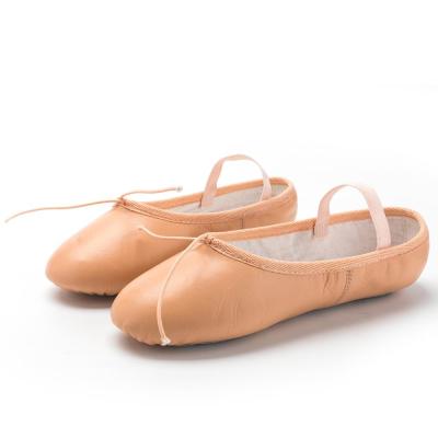 China Eco - Friendly Professional Ballet Shoes Ballerina Kids Shoes Leather Ballet Shoes for sale