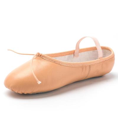 China Kids Eco-friendly Orange Professional Ballerina Shoes Flat Ballet Shoes Ballet Shoes Girls for sale