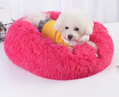 China Viable Orthopedic Round Dog Cat Bed for sale