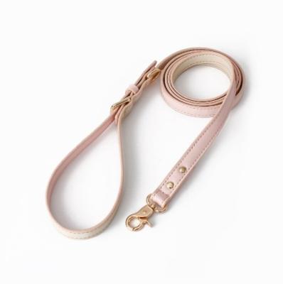 China Custom Durable Rope Innovative Logo Dog Training Leash Custom Fashion PU Wholesale Pet Products for sale