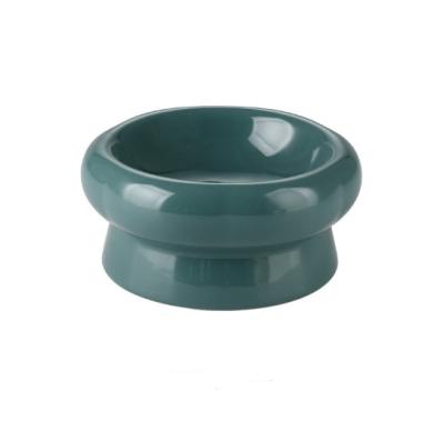 China Design Sense Fashion Round Non-automatic Pet Bowl Household Pet Bowl Cat And Dog for sale