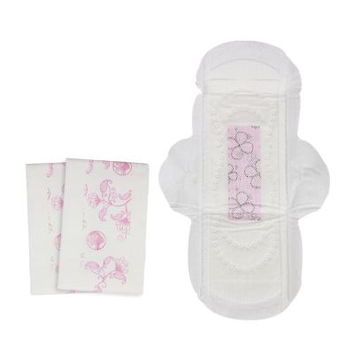 China Private Label Breathable Ultra Thin Herbal Biodegradable Women Cotton Fiber Sanitary Pads for sale