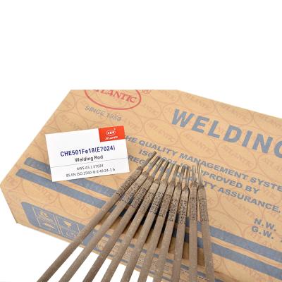 China ATLANTIC Non-alloy Steel Electrode E7024 Rod Suit Q355 Structural Steel Boards Vehicles Structure Welding Mechanical MUG en venta