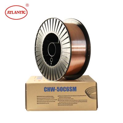 Κίνα Excellent Performance ATLANTIC OCEAN OEM ODM Factory Price High Tensile Strength Steel AWS A5 18-5 0.8mm MAG Mig Welding Wire ER70S-6 προς πώληση