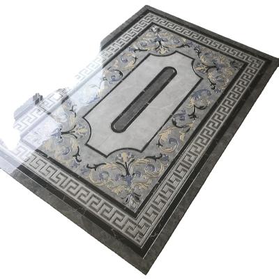 China Glazed Metallic Foshan Polished Floor Tiles Porcelain Flower Carpet Tiles for sale