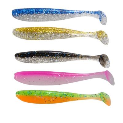 China Two-color T-type soft bait 1.8g/6.5cm artificial silicone soft bait fishing bait COTOFISH-T001 for sale