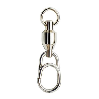 China Sea Fishing Tackle Hook Connector Fishing Snap Brass Barrel Swivel pesca COTOFISH-XZ002 for sale