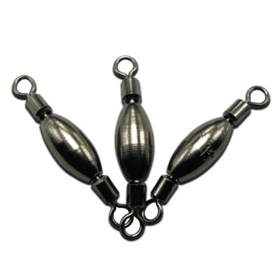 China New design copper sinker Rolling Swivel with Barrel Brass Weight fishing accessories fishing tackle COTOFISH-XZ003 for sale