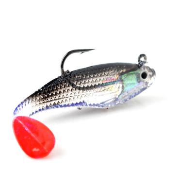 China Factory wholesale fishing soft lead lure with hook COTOFISH-YX001 for sale