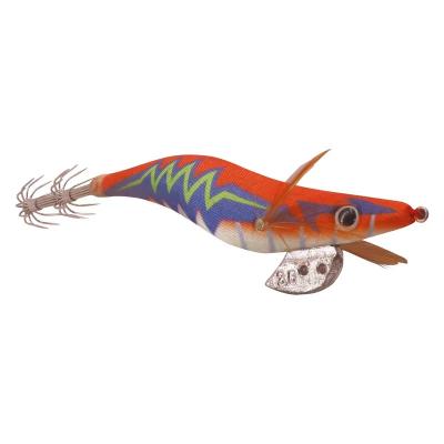 China 12cm 14.5g Artificial Boat Trolling Sinking Octopus Squid Jig Bait Cuttlefish Wood Shrimp Lure R005 for sale