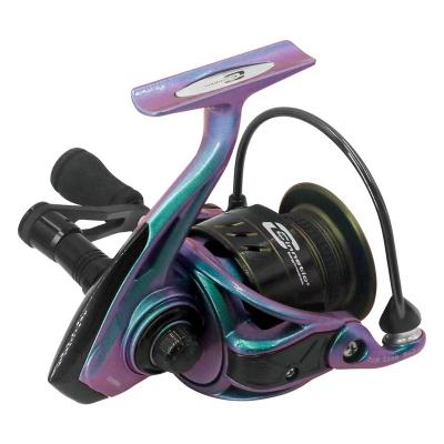 China Right Hand Colorful Electroplating Spinning Reels 14+1 Light Weight Ultra Smooth Powerful 5.2:1 High Speed Saltwater Fishing Reel for sale