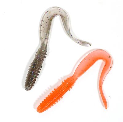 China Factory custom drongo soft bait Luya bait hanging lead head hook crank hook soft worm NC-R001 for sale