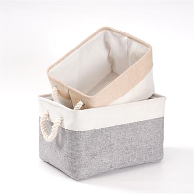 China Excellent Quality Foldable Handle Laundry Bag Eco Friendly Kids Storage Basket for sale