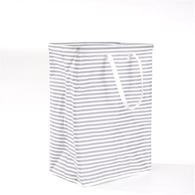 China Extra Large Foldable Exquisite Fabric Laundry Bag Modern Design Folding Storage Basket for sale