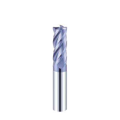 China HRC45 Tungsten Carbide 4 Flute Square End Mills Carbide End Mill CNC Milling Cutter Cutting Tools For Universal Processing OEM ODM for sale