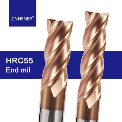 China 12mm 4Flutes Milling Cutter Alloy Coating Tungsten Steel Cutting Tool CNC Carbide End Mill HRC55 1 2 4 5 6 8 10 Matching Endmills for sale