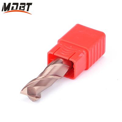 China HRC55 High Performance Cutting 2 Flute Square End Mills CNC Tungsten Carbide Milling Cutter Solid Cutting Tools For Stainless Steel OEM ODM for sale