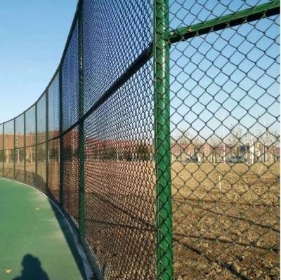 China Garden Fence 1.8M*15M Galvanized Chain Link Fence And PVC Coated Chain Link Fence for sale