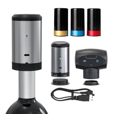 China Sustainable Manufacturer New Product Electric Wine Stoppers Automatic Vacuum Wine Saver Pump for sale