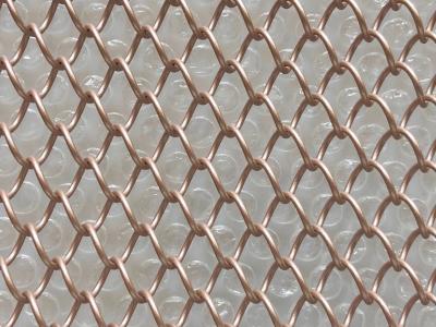 China Messing Decorative Screen Mesh voor aanpassing van kleur binnen Partition Te koop