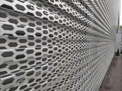 China 1.0mm Thin Perforated Metal Sheet Aluminum Perforated Metal Screen Sheet for sale