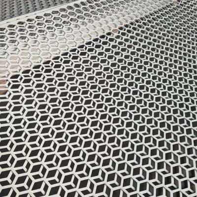 China 1.0mm Perforiertes Aluminiumnetz Dauerhaftes Perforiertes Metallnetz zu verkaufen