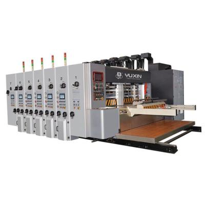 China Corrugated Box Making Machine Cardboard Program Electric Paper Slitter Carton Printing Slotting Die Cutting Machine for sale