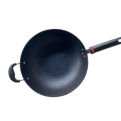 China Environmental Protection Restaurant Kitchen Sustainable Non Stick Wok Pan for sale