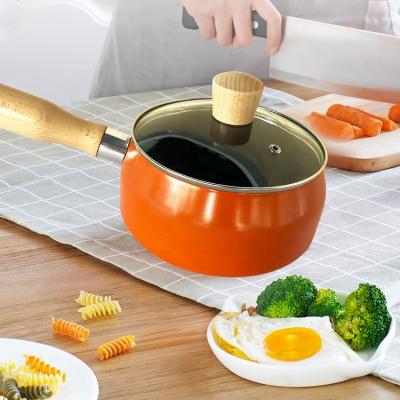 China Factory Directly Sustainable Non Stick Soup Stew Pot Pans Multifunctional Handles for sale