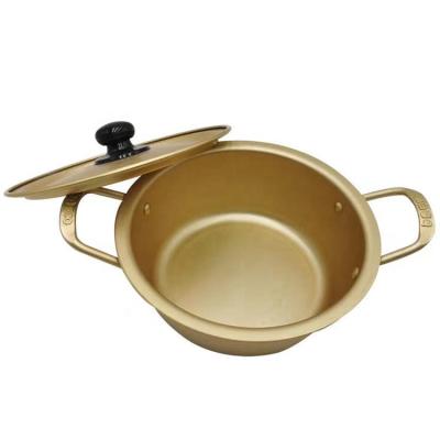 China Viable High Quality Korean Soup Casserole Stainless Steel Ramen Pot Kitchen Cookware for sale