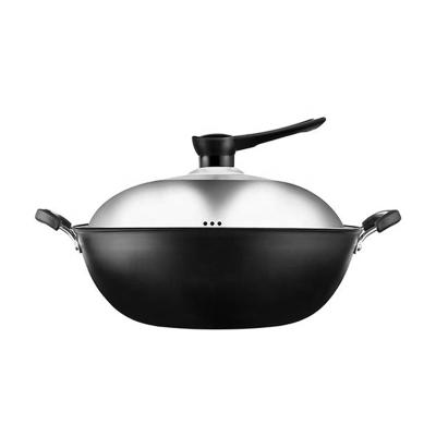 China Sustainable Multifunctional Factory Directly Offer Non Stick Black Soup Pot for sale