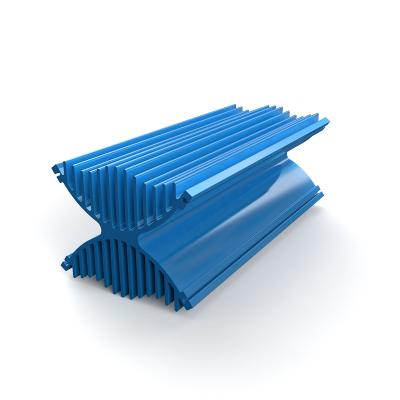 China Custom Anodized Aluminum Extrusion Manufacturer Anodized Aluminum Extrusion Radiator Heatsink for sale