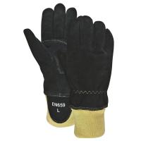 Cina Pompiere Work Gloves Cowsplit del certificato EN659 e stile del cinturino dell'orologio di Kevalr in vendita