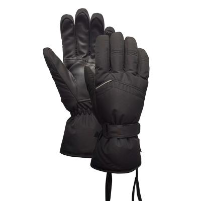 China Hysafety lederner Ski Gloves Mens großer Griff PUs Thinsulate für Warmness zu verkaufen